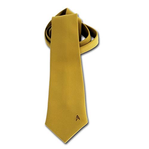 Star Trek Costume Fabric Gold Neck Tie